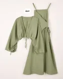 پیراهن دو تیکه ژاله c00441 - 6