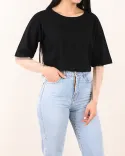 تیشرت کراپ آرام d00289 - 1