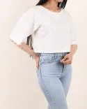 تیشرت کراپ آرام d00289 - 2