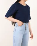 تیشرت کراپ آرام d00289 - 8