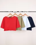 تیشرت کراپ آرام d00289 - 9