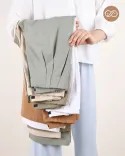 شلوار لینن مه لقا C00458 - 11