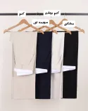 شلوار لینن دو کمر C00461 - 3