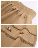 دامن کتان گلدوزی c0013 - 10