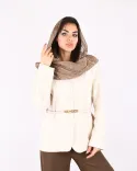 شال کتان فلورانس S00981 - 1