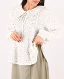 شومیز موسلین گلدار OPPSI G00471