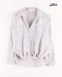 شومیز گره ای تابان G00726 - 9