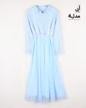 پیراهن کمربند مرواریدی G00210 - Image 18
