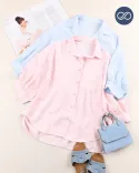 شومیز بغل چین G00933 - 1