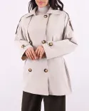 ترنچ کت ژیله دارOPPSI L00189 - 2