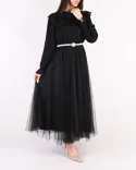 پیراهن کمربند مرواریدی G00210 - Image 14