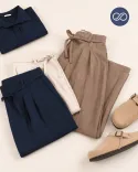 شلوار واید نوژا W00254 - 9