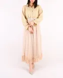 پیراهن کمربند مرواریدی G00210 - Image 7