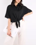 شومیز کراپ جلو گره G01182 - 2