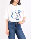 تیشرت طرح G00970 TENNIS - 4