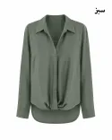 شومیز گره ای ساده G00771 - 7