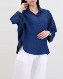 شومیز بغل چین G00933 - 6