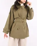 ترنچ کت ژیله دارOPPSI L00189 - 5