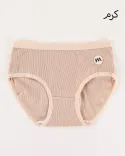 شورت کرم قهوه ای Y00626 - 4