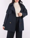 ترنچ کت ژیله دارOPPSI L00189 - 8