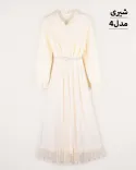پیراهن کمربند مرواریدی G00210 - Image 17