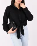 شومیز دو جیب گره ای G00772 - 4