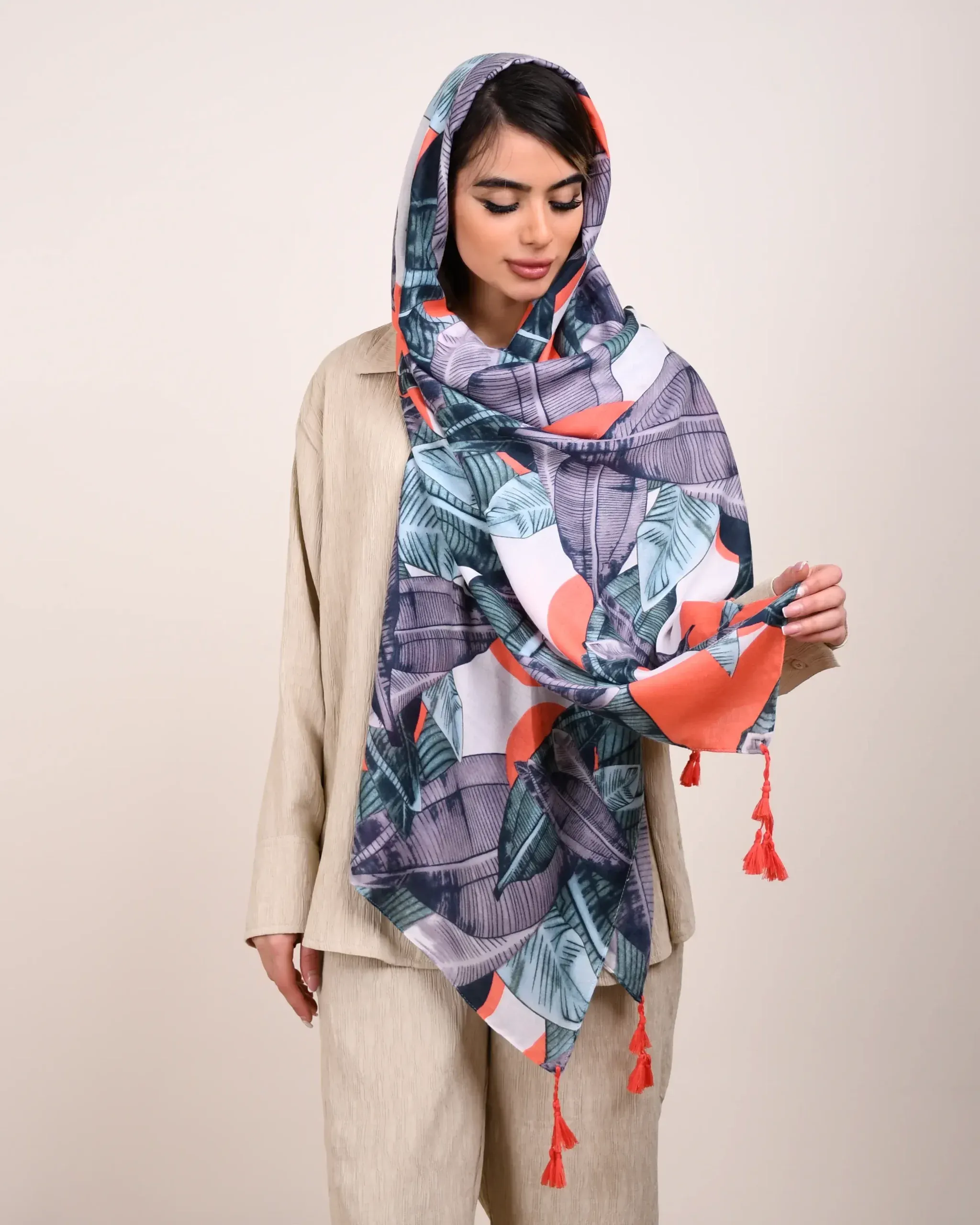 شال طرحدارOPPSI S0088