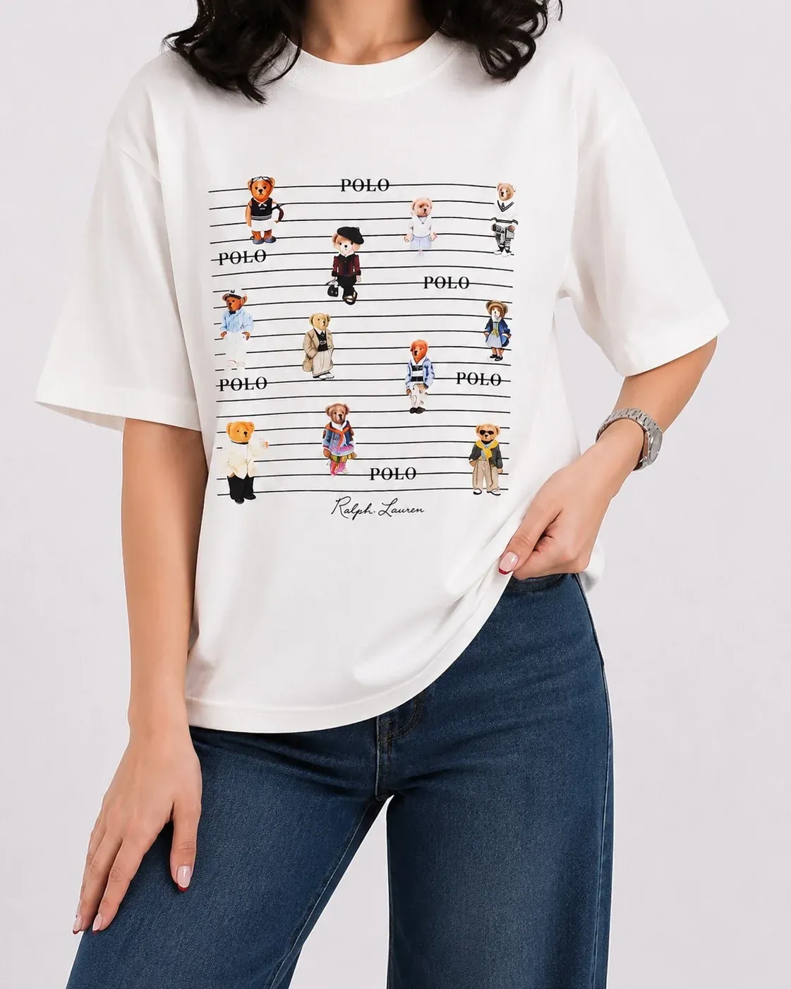 تیشرت خطی G00974 Polo